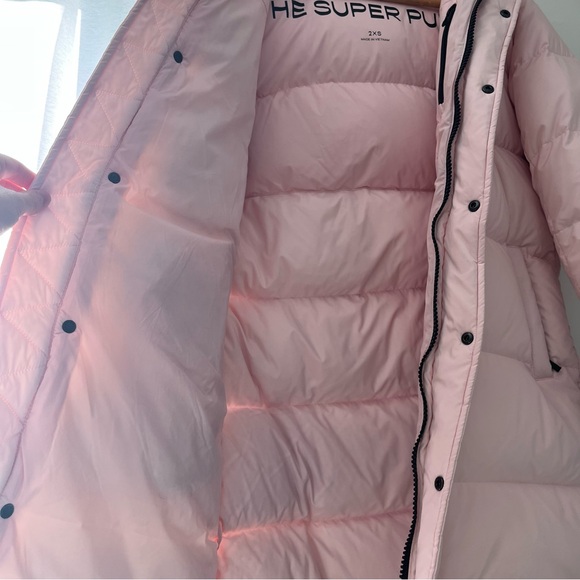 ARITZIA • The Super Puff Mid - cliMATTE RARE CHALK PINK XXS (2XS) TNA PARKA COAT - Picture 14 of 16